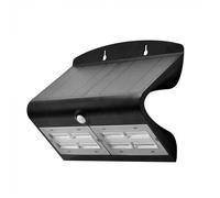 V-Tac VT-767-7 Lampada da Muro LED 7W con Pannello Solare e Sensore Colore Nero - SKU 8279