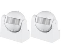 V-TAC SKU.4967 - Rilevatore di presenza orientabile, bianco VT-8003, plastica e altri materiali, 300 W, altezza x larghezza x profondità: 86 mm x 60 mm x 98 mm (Confezione da 2)