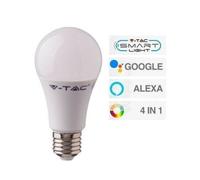 V-TAC SMART VT-5119 2751 LAMPADINA LED WI-FI E27 10W RGB + WW + CW COMPATIBILE A [EEK: A+]