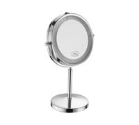 V-TAC Lampada con specchio VT-7572 1x-3x LED integrata 3W 6400K da tavolo orientabile grigio cromato