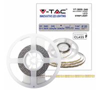 V-TAC STRISCIA LED 2835 1200LED ALTISSIMA LUMINOSITA' LUCE FREDDA NATURALE CALDA