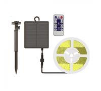 V-TAC Striscia led 6W con pannello solare e telecomando kit strip IP67 bobina 5m