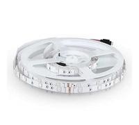 V-TAC Striscia Led da Interno SMD 5050 6W - 5 Metri - Striscia LED Adesiva per Casa, Cucina, Camera, Ambienti - Colore della Luce RGB - Striscia LED Adesiva per Casa, Cucina, Camera, Interni - 12V