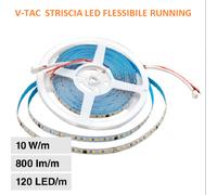 Striscia led V-tac 10W 24V 6500K 10 metri VT-2835 - 23609