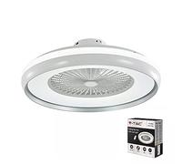 LED Ventilatore da Soffitto Telecomando Lampada Timer Silenzioso Raffreddamento