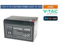 BATTERIA AL PIOMBO 12V 10AH T2 VT-10-12-LED23452 V-TAC