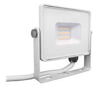 V-TAC VT-10, LED Proiettore con SMD Chip Samsung, Alluminio, Bianco, 115 x 108 x 26 mm