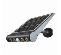 FARO LED PARETE IP65 8W BIANCO NATURALE CON PANNELLO SOLARE VT-11108 -LED6849 V-TAC