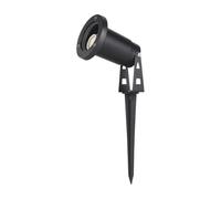 V-TAC VT-1119 Picchetto da giardino led in alluminio con portalampada GU10 88 * 75 * 245mm orientabile colore nero IP65 - sku 10372