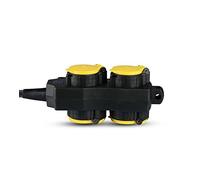 V-TAC VT-1124-3 Multipresa ciabatta da giardino 4 posti EU standard 16A cavo 3mt IP44 - sku 8814