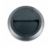 SEGNAPASSO LED NERO 2W BIANCO CALDO ROTONDO IP65 VT-1142-LED1317 V-TAC
