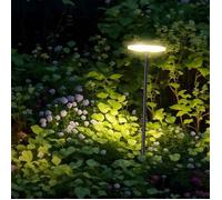 V-TAC Lampada LED da Giardino 12W con Picchetto a con Doppio Fissaggio a Terra Colore Antracite d:15*h:80cm 3000K IP65