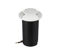 V-TAC VT-1161 Faretto incasso segnapasso led 1W 2 fasci bianco freddo 6400K rotondo in alluminio bianco IP67 - sku 1467