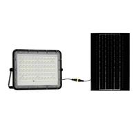 V-TAC VT-120W 7825 Faro a LED, Modulo solare 15 W Bianco freddo Nero