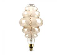 V-Tac VT-2188D Lampada rings bulb lampadina 8W E27 xl S200 doppio filamento spir