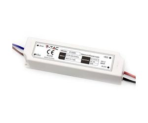 V-TAC VT-22061 Alimentatore slim led 60W 12V 5A waterproof IP67 in plastica cavi