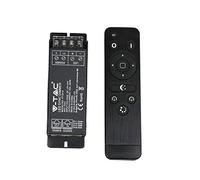 V-TAC VT-2414 Controller dimmer sync connessione RJ45 per strip LED monocolore con telecomando - SKU 3337