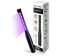 V-TAC Lampada Portatile Antibatterica Germicida UV Raggi Ultravioletti 14W USB