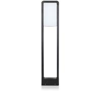 V-Tac Vt-33 Lampada Led Da Giardino 10w Chip Samsung Fissaggio A Terra 80cm Nero In Alluminio Ip65 Bianco Naturale 4000k - Sku 20114