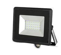 V-TAC Faro LED 20W VT-4021-LED5991 Ultrasottile Verde SMD Carcassa nera IP65