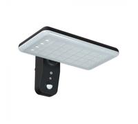 V-TAC Lampada LED Solare 15W da Muro Rettangolare con Batteria LiFePO4 3.2V Colore Nero CCT: 6000K+4000K IP65
