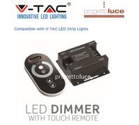 Controller dimmer per strisce Led con telecomando 3X 6A V-TAC VT-5115 [EEK: A]