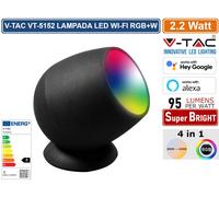 V-TAC VT-5152 LAMPADA LED DA TAVOLO WI-FI RGB+W CHANGING COLOR CCT DIMMERABILE