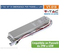 V-TAC VT-518 KIT DI EMERGENZA PER PANNELLI LED POTENZA DA 29W A 45W - SKU 60303 [EEK: A+]