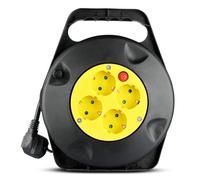 V-tac VT-6002 Kabelhaspel - 3 x 1,5 mm2-10 meter - zwart