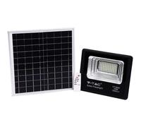 V-TAC VT-60W FARO LED 20W A BATTERIA CON PANNELLO SOLARE E TELECOMANDO BIA. FRE.