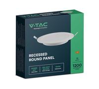 MINIPANNELLO LED 12W TONDO BIANCO CALDO VT-61012 -LED7861 V-TAC