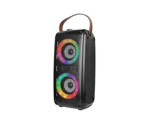 V-TAC VT-6203 Speaker cassa bluetooth portatile a batteria 2 * 10W ingresso USB - microsd - led trolley ricaricabile karaoke - sku 6664