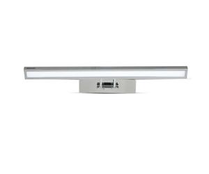 V-TAC VT-7009 Lampada led da specchio 45cm 9W inclinabile acciaio alluminio bian