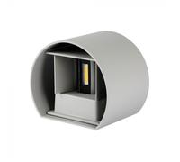V-TAC VT-756 Lampada applique LED 6W da Muro Doppio LED COB 110LM/W Grigio