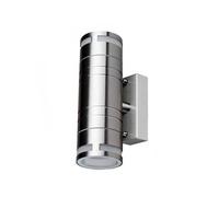 LAMPADA DA PARETE 2 ATTACCO GU10 INOX VT-7632-LED7504 V-TAC