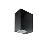 V-TAC VT-7652 Portalampada led da parete in alluminio satinato quadrato Nero da