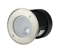 V-TAC VT-7679 Faretto LED incasso segnapasso calpestabile rotondo COB 8W angolo [EEK: G]