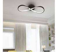 V-TAC Lampadario LED da Soffitto 24W dal Design Moderno Colore Nero 3000K