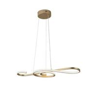 V-TAC Lampadario LED a Sospensione 18W in Metallo dal Design Moderno 70*25cm Verniciato Oro 3000K