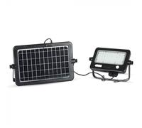V-Tac VT-788-10 Faro LED 10W a Batteria Ricaricabile con Pannello Solare - SKU 8674