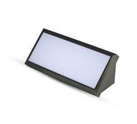 V-TAC Lampada LED da Muro Angolare 12W Colore Nero 3000K IP65