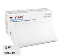 V-TAC VT-8054 PLAFONIERA LAMPADA LED DA MURO 12W APPLIQUE PARETE ESTERNO IP65 [EEK: F]