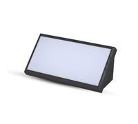 V-TAC Lampada LED da Muro Angolare 20W Colore Nero 6400K IP65