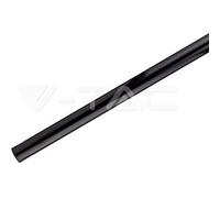 PROFILO ALLUMINIO NERO ANGOLARE PER STRISCE LED DA 2MT OPACO CON DIFFUSORE VT-8109-LED2874 V-TAC