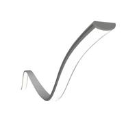 PROFILO ALLUMINIO SILVER FLESSIBILE PER STRISCE LED DA 2MT OPACO CON DIFFUSORE VT-8138-LED2909 V-TAC