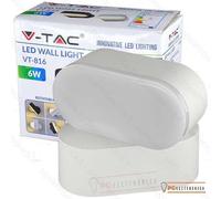 Applique Lampada LED da Muro Scudo a Tasca 5W 3000K Carcassa Bianca IP65 SKU-828