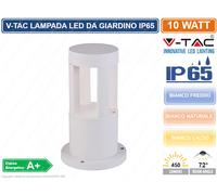 V-TAC VT-830 LAMPADA LED DA GIARDINO CON FISSAGGIO A TERRA 10W BIANCO - IP65