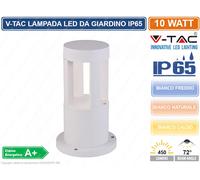 V-TAC VT-830 LAMPADA LED DA GIARDINO CON FISSAGGIO A TERRA 10W COLORE BIANCO IP6