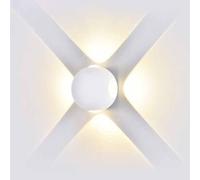 V-TAC VT-834 Lampada LED 4W da parete forma sferica bianco wall light bianco cal