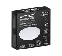 V-TAC VT-8418 Plafoniera LED 18W Cambia Colore 3IN1 Forma Circolare Opaca